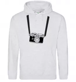 Женская толстовка (худи) Серцебиття фотографа темні вироби Белый фото