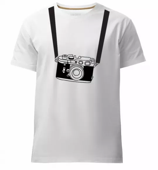 Мужская премиум футболка FOR PHOTOGRAPHER Белый фото