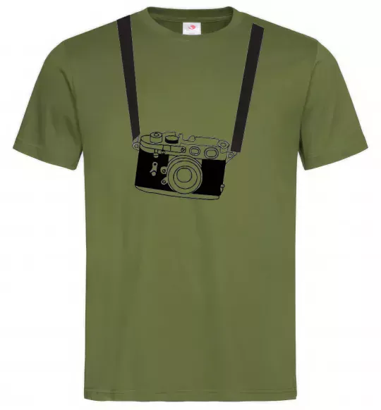 Мужская футболка FOR PHOTOGRAPHER Оливковый фото