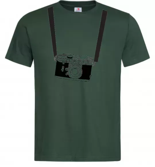 Мужская футболка FOR PHOTOGRAPHER Темно-зеленый фото