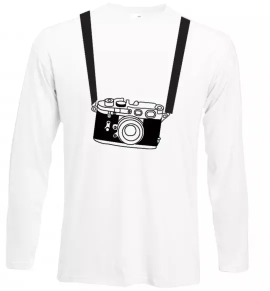 Лонгслив FOR PHOTOGRAPHER Белый фото
