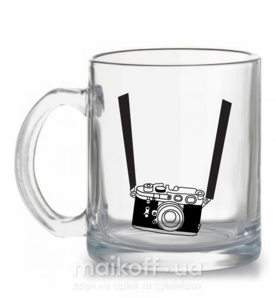 Чашка скляна FOR PHOTOGRAPHER Прозорий фото