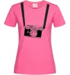 Женская футболка FOR PHOTOGRAPHER Ярко-розовый фото