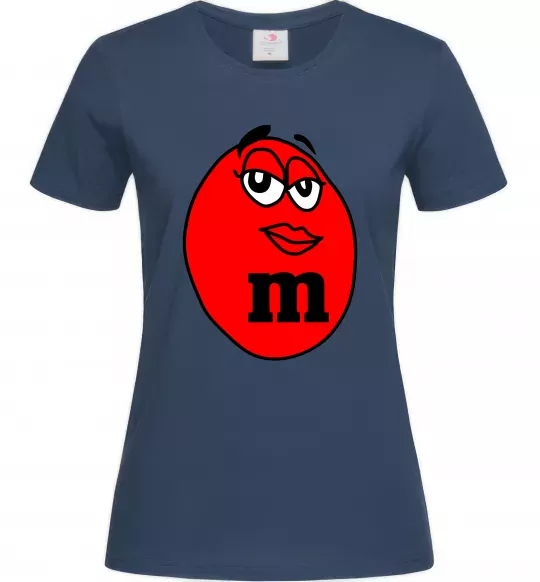 Женская футболка M&M LADY Темно-синий фото