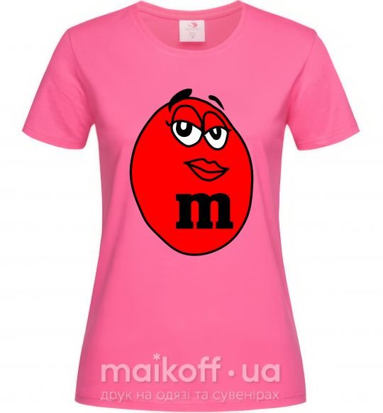 Жіноча футболка M&M LADY Яскраво-рожевий фото
