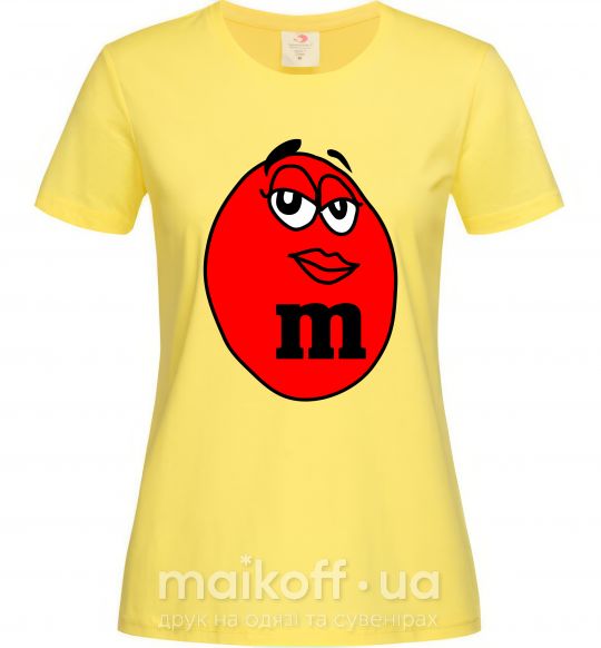 Жіноча футболка M&M LADY Лимонний фото