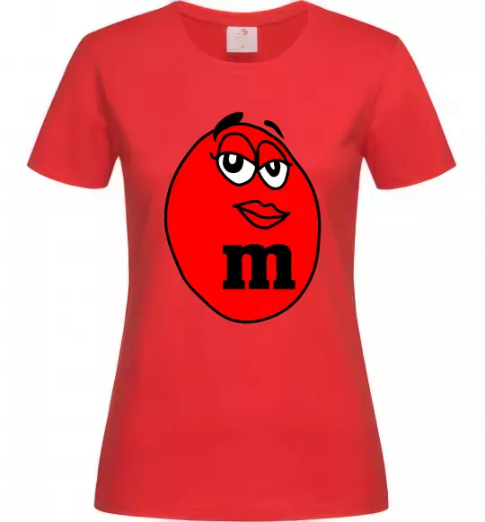 Женская футболка M&M LADY Красный фото