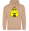 Чоловіча толстовка (худі) M&M BOY Пісочний Чоловіча толстовка (худі) M&M BOY Пісочний фото
