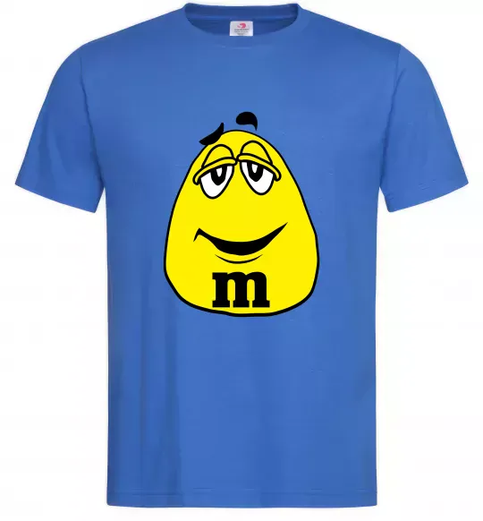 Чоловіча футболка M&M BOY Яскраво-синій фото