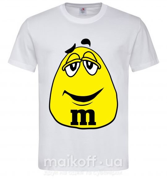 Мужская футболка M&M BOY Белый фото