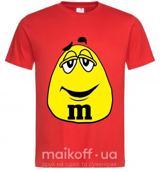 Чоловіча футболка M&M BOY Червоний фото