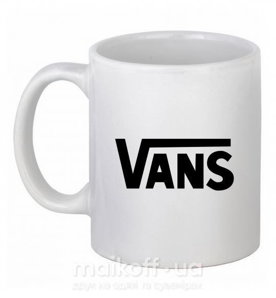 Чашка керамічна VANS Білий фото
