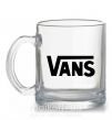 Чашка стеклянная VANS Прозрачный фото