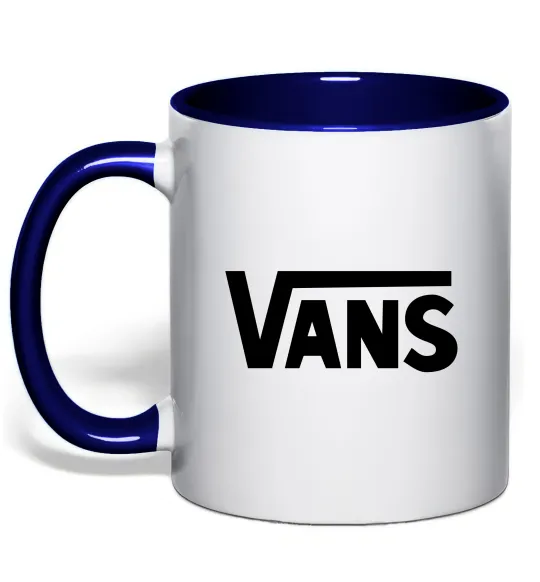 Чашка с цветной ручкой VANS Глубокий темно-синий фото