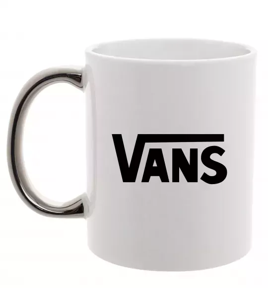 Чашка с цветной ручкой VANS Серебро фото