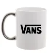 Чашка с цветной ручкой VANS Серебро фото
