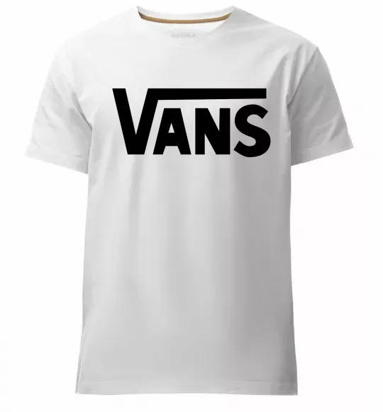 Мужская премиум футболка VANS Белый фото