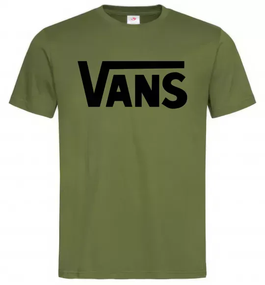 Мужская футболка VANS Оливковый фото