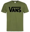 Мужская футболка VANS Оливковый фото