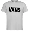 Мужская футболка VANS Серый фото
