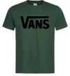 Мужская футболка VANS Темно-зеленый фото