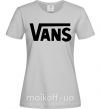 Женская футболка VANS Серый фото