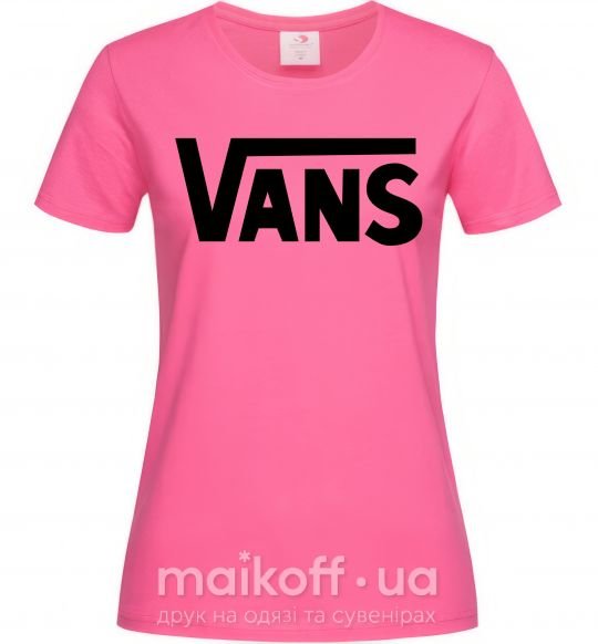Женская футболка VANS Ярко-розовый фото