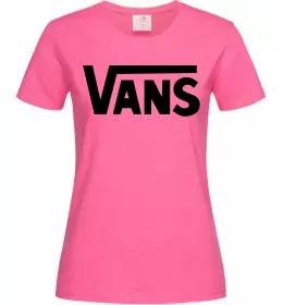 Жіноча футболка VANS Яскраво-рожевий фото