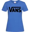 Женская футболка VANS Ярко-синий фото