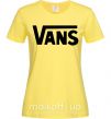 Жіноча футболка VANS Лимонний фото