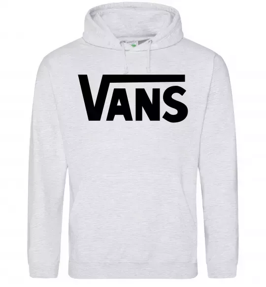 Чоловіча толстовка (худі) VANS Сірий меланж фото