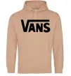 Чоловіча толстовка (худі) VANS Пісочний фото