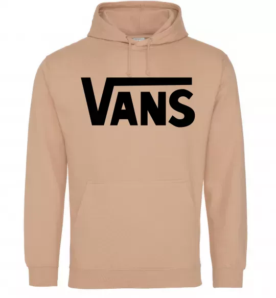 Женская толстовка (худи) VANS Песочный фото