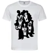 Мужская футболка KISS band Белый фото