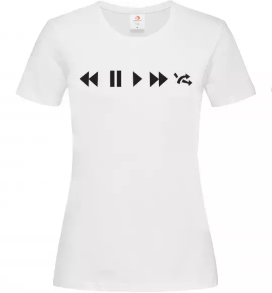 Жіноча футболка PLAY Білий фото