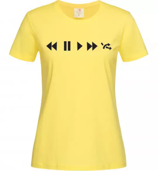 Жіноча футболка PLAY Лимонний фото