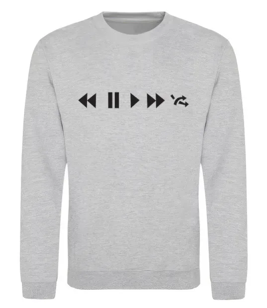 Світшот PLAY Сірий меланж фото