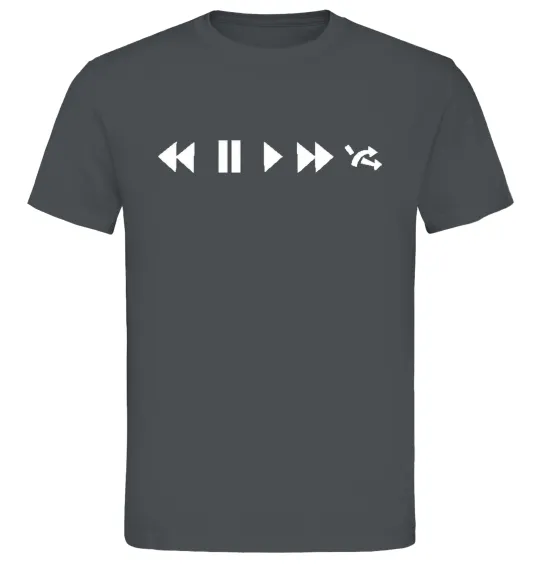 Мужская футболка PLAY Графит фото