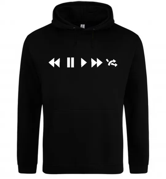 Мужская толстовка (худи) PLAY Черный фото