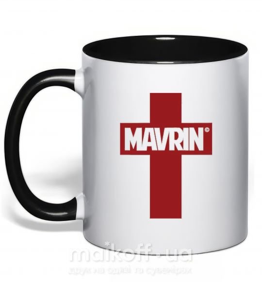 Чашка с цветной ручкой MAVRIN Черный фото