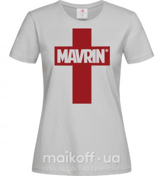 Женская футболка MAVRIN Серый фото