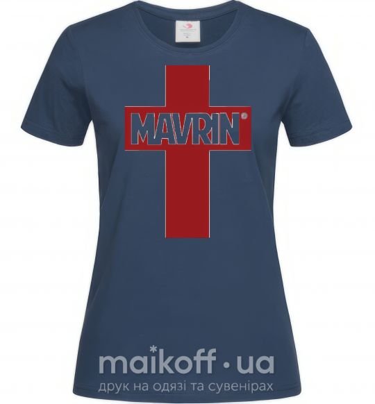 Жіноча футболка MAVRIN Темно-синій фото