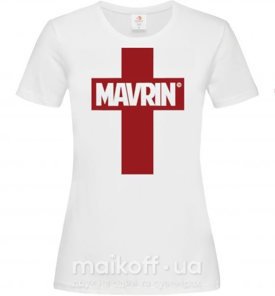 Жіноча футболка MAVRIN Білий фото