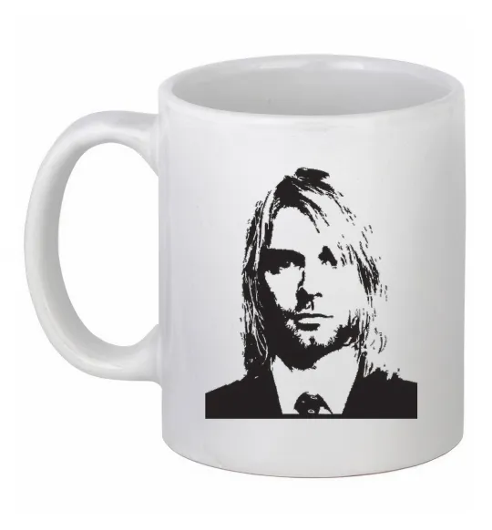 Чашка керамічна KURT COBEIN Білий фото