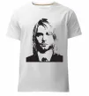 Чоловіча преміум футболка KURT COBEIN Білий Чоловіча преміум футболка KURT COBEIN Білий фото