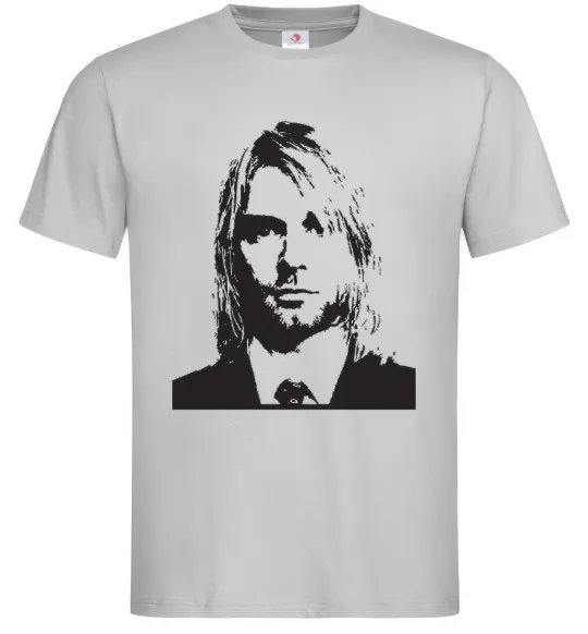 Чоловіча футболка KURT COBEIN Сірий фото