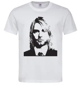 Чоловіча футболка KURT COBEIN Білий фото