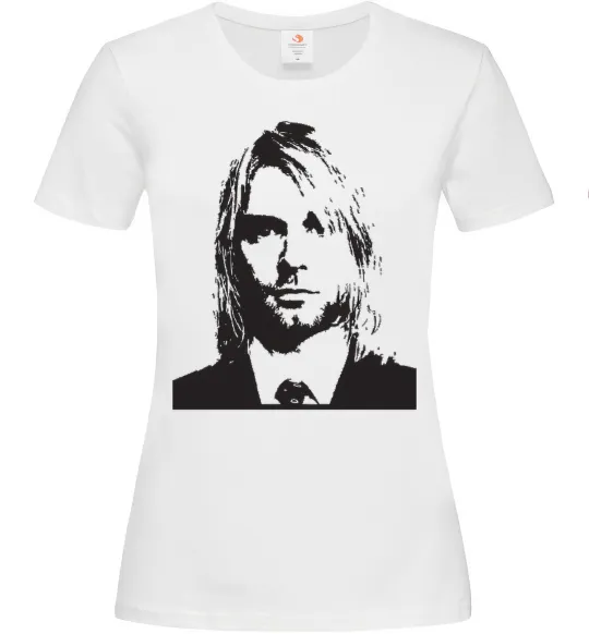 Женская футболка KURT COBEIN Белый фото