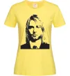 Женская футболка KURT COBEIN Лимонный Женская футболка KURT COBEIN Лимонный фото