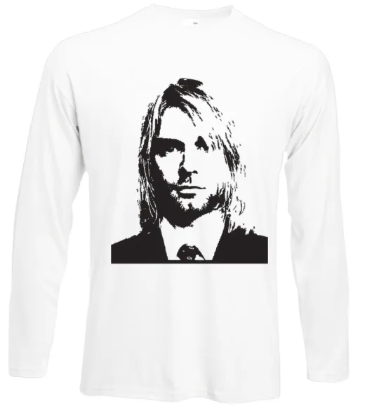 Лонгслів KURT COBEIN Білий фото